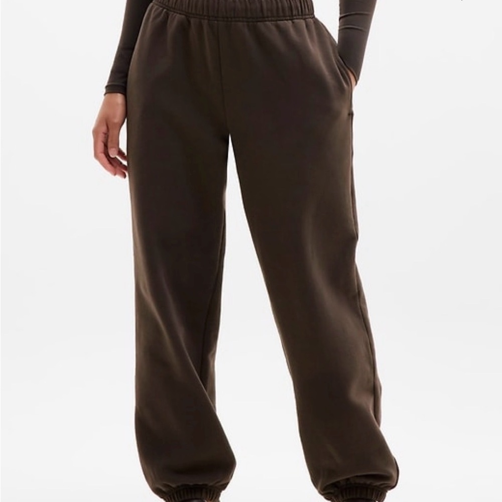 Athleta Dark Brown Jogger Pants